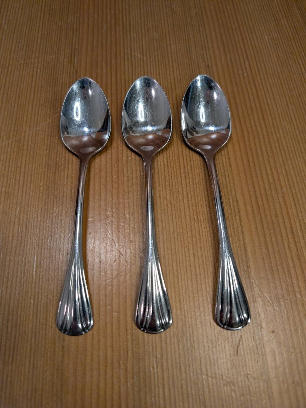 Lot of 3 Oneida Ltd. Deluxe GRAND MANOR Stainless Steel 6 1/8" Teaspoon Set GUC